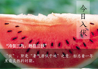 2017三伏天是什么時(shí)候 2017三伏天時(shí)間表