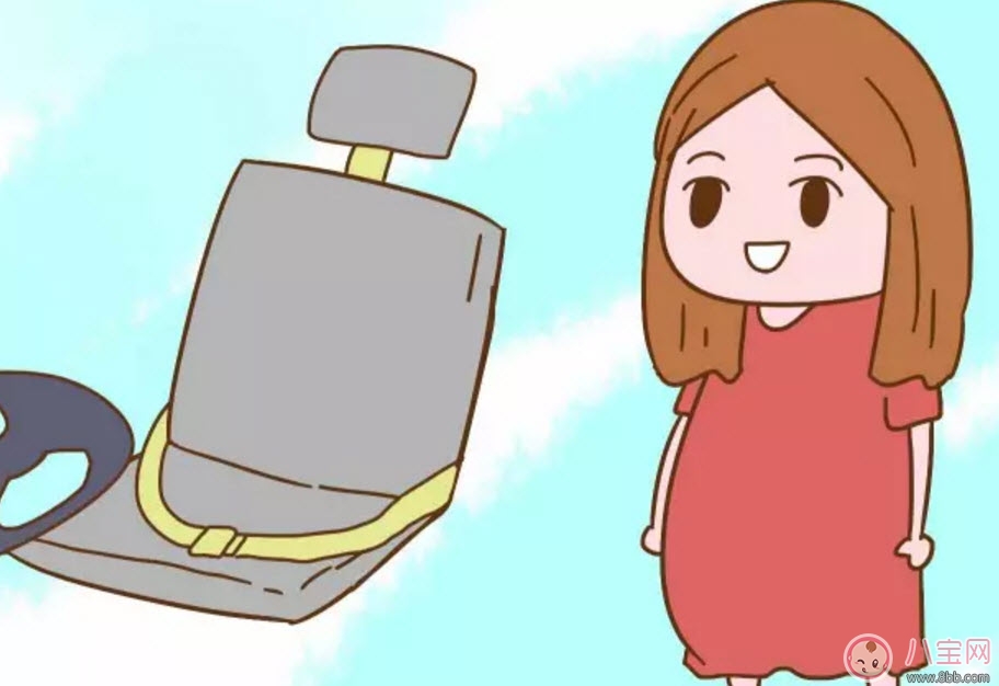 孕婦開車怎么系安全帶 孕婦安全帶正確系法。
