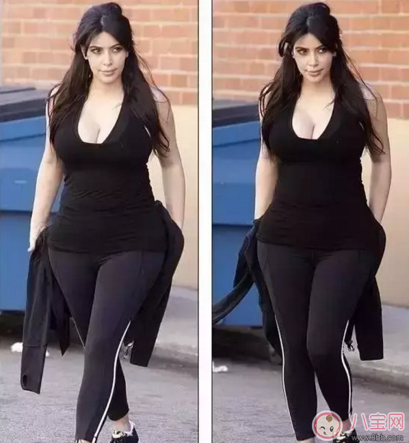 翹臀女王卡戴珊產后依舊擁有翹臀蜂腰  如何修煉翹臀