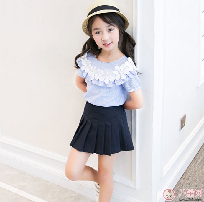 女寶寶夏天衣服穿搭圖片 夏季女寶寶穿什么(活力少女搭配)