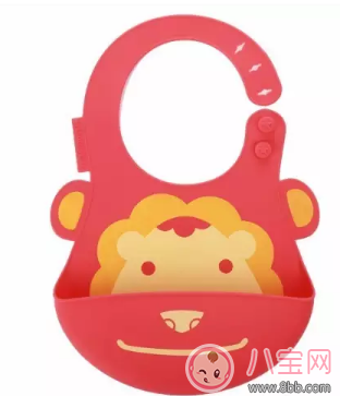 吃輔食再也不怕臟了 賈靜雯女兒咘咘同款硅膠可折疊圍兜