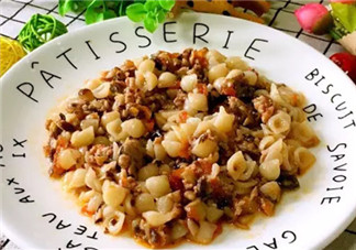 香菇肉醬意面 寶寶也能吃的意面