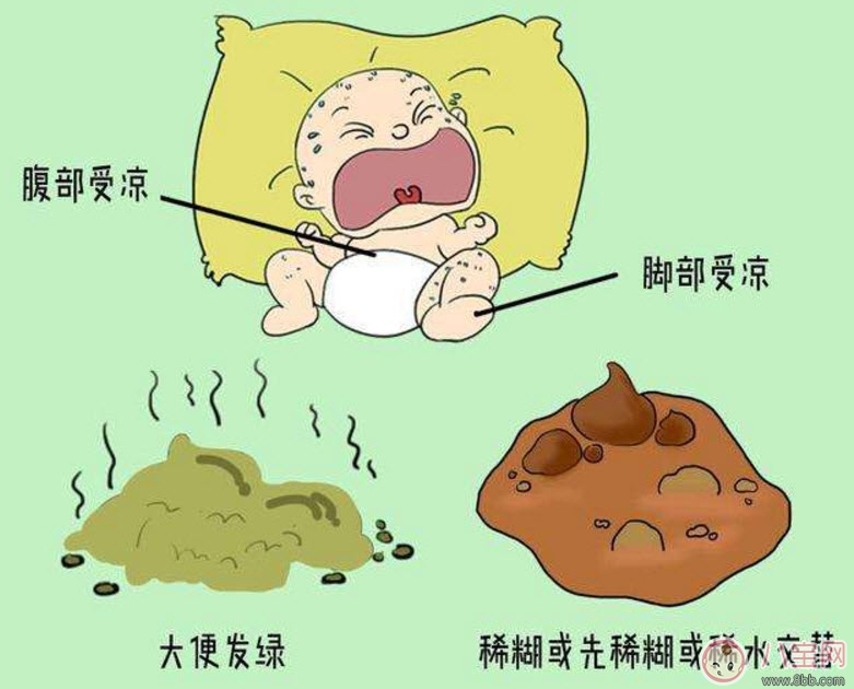 三個月寶寶拉肚子有泡沫怎么辦 寶寶多半受涼了(穿肚兜)