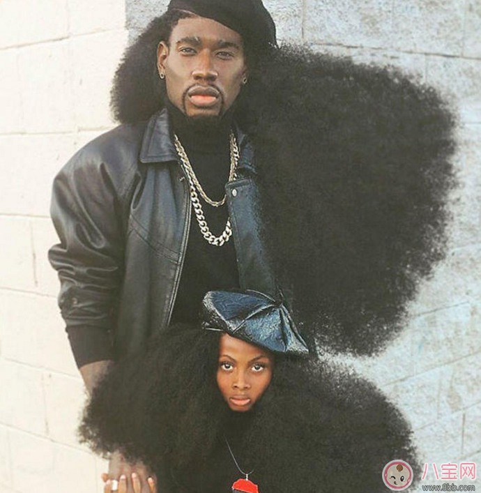 親子故事 黑人父女同款飄逸發(fā)型走紅