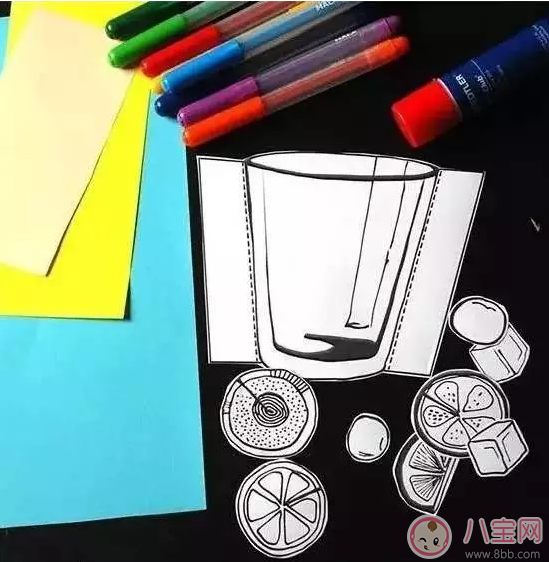 清涼夏日自制小玩具 DIY夏日帽子和飲料