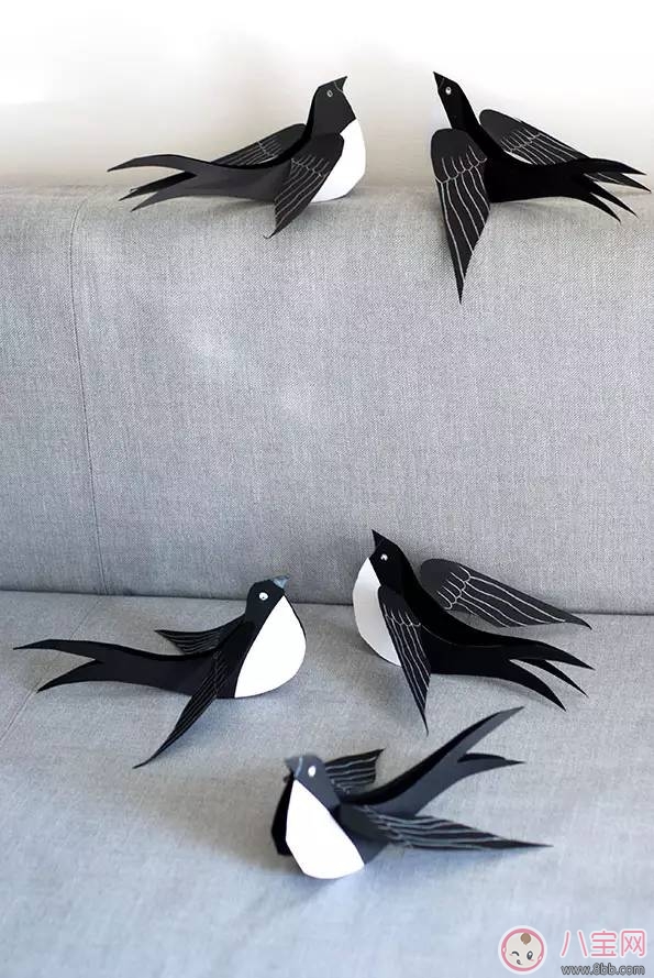 寶寶親子游戲：動(dòng)手制作小燕子