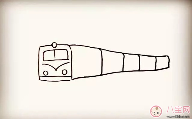 兒童簡筆畫 小火車簡筆畫