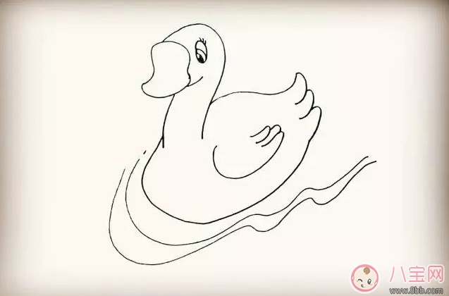 教寶寶簡(jiǎn)筆畫小鵝 小鵝簡(jiǎn)筆畫