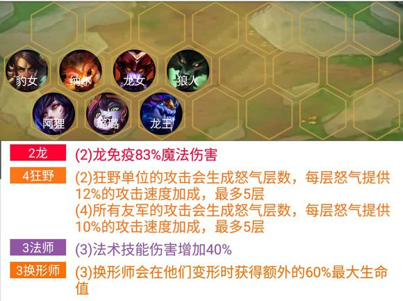 云頂之弈9.18版本換型雙龍狂野陣容流派攻略