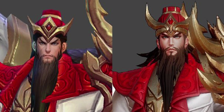 王者榮耀關羽三款皮膚即將優(yōu)化 優(yōu)化模型提前曝光