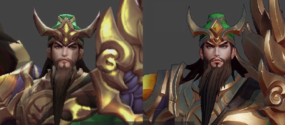 王者榮耀關羽三款皮膚即將優(yōu)化 優(yōu)化模型提前曝光