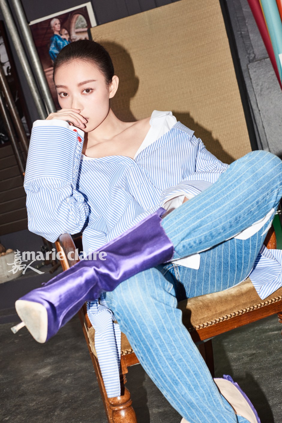 倪妮雜志封面大片玩轉(zhuǎn)冷酷風 深情高冷張力十足