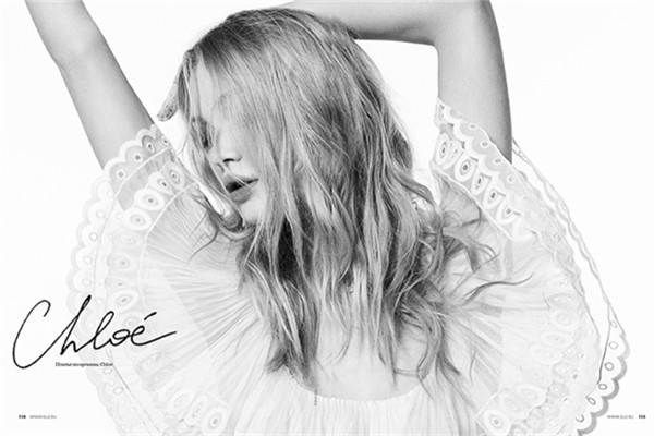 超模Camilla Christensen登《ELLE》2月刊封面