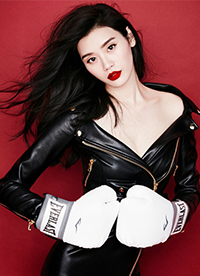 超模奚夢(mèng)瑤2017年1月日歷壁紙