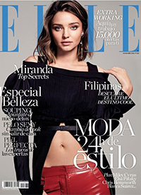 米蘭達(dá)可兒登雜志《ELLE》西班牙11月刊封面