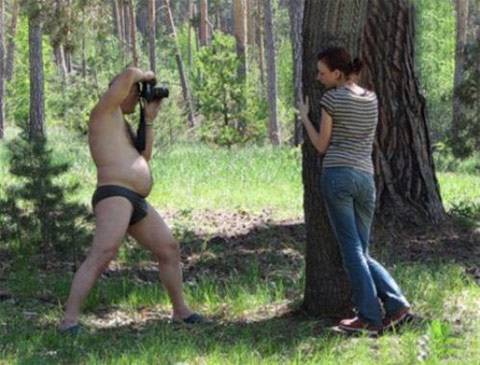 攝影師爆笑的拍照姿勢