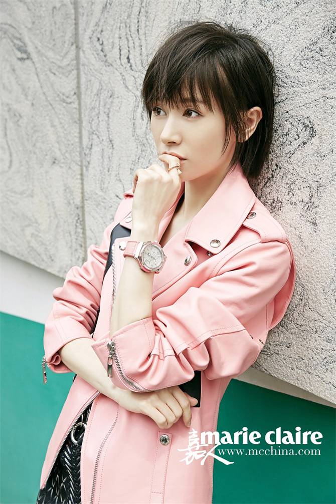 &ldquo;曲妖精&rdquo;王子文短發(fā)造型為《嘉人》拍攝人物大片