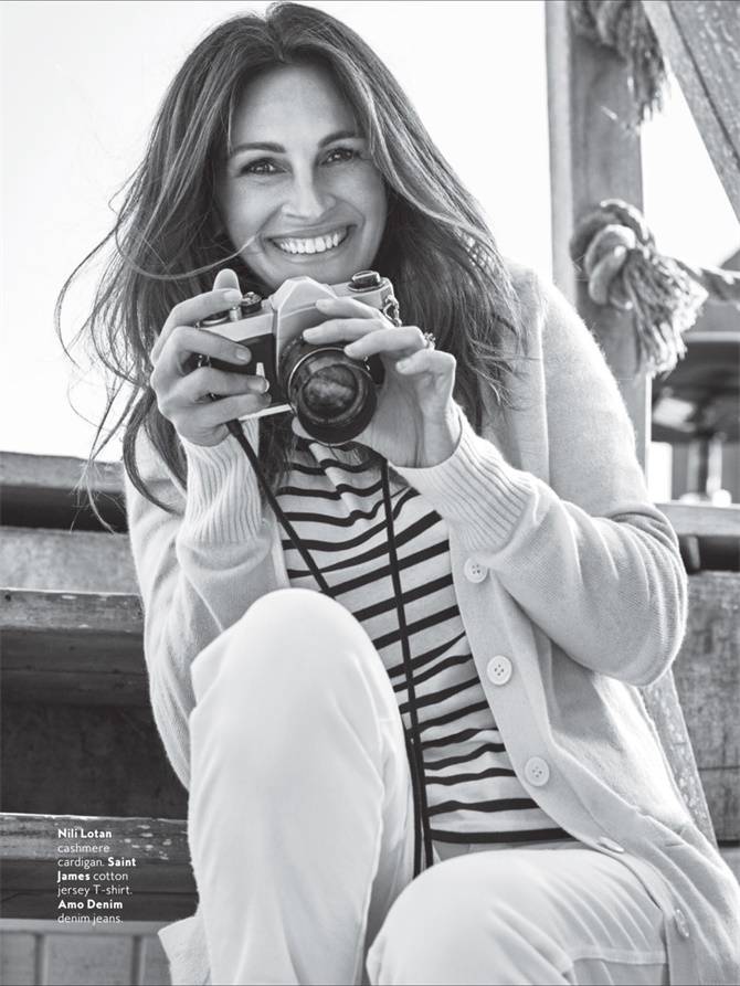 奧斯卡大嘴影后茱莉婭&middot;羅伯茨登《Instyle》封面