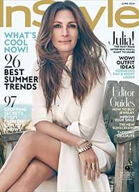奧斯卡大嘴影后茱莉婭·羅伯茨登《Instyle》封面
