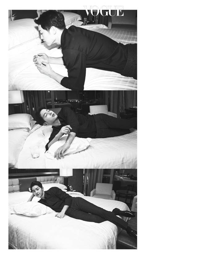 宋仲基《VOGUE》時(shí)尚大片花絮照 教你如何禁欲撩妹
