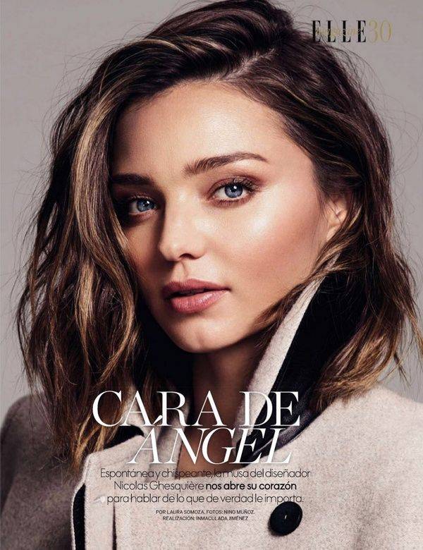 米蘭達可兒登雜志《ELLE》西班牙11月刊封面