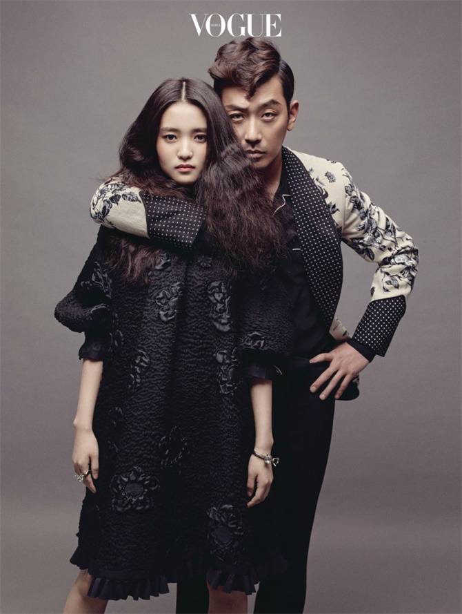 河正宇金敏喜登韓國版《VOGUE》雜志六月刊封面