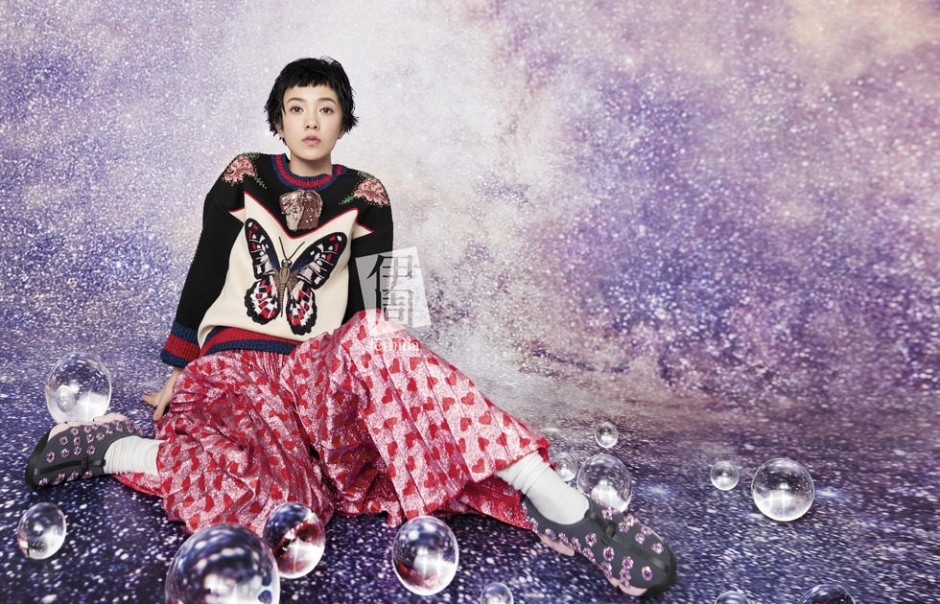 郭采潔短發(fā)冷艷寫真 奇幻少女變幻莫測