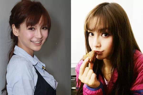 女明星沒有劉海發(fā)型圖片 美丑就在一瞬間