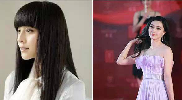 女明星沒有劉海發(fā)型圖片 美丑就在一瞬間