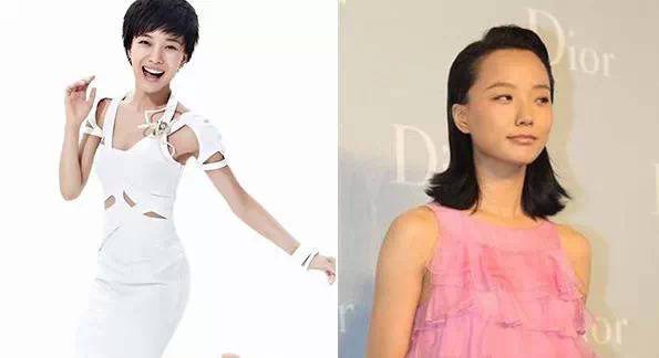 女明星沒有劉海發(fā)型圖片 美丑就在一瞬間