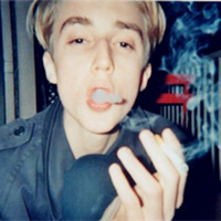 歐美男生超拽霸氣抽煙頭像圖片