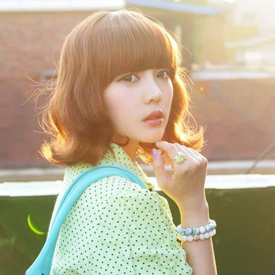 2016春季齊劉海發(fā)型圖鑒 唯美修顏俏皮可愛