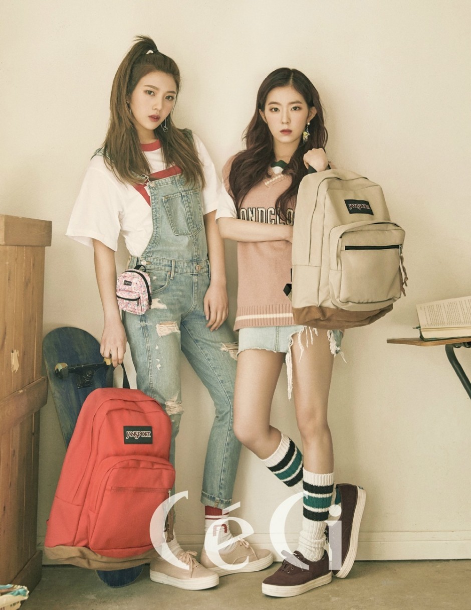 red velvet組合joy和Irene青春氣息寫(xiě)真曝光