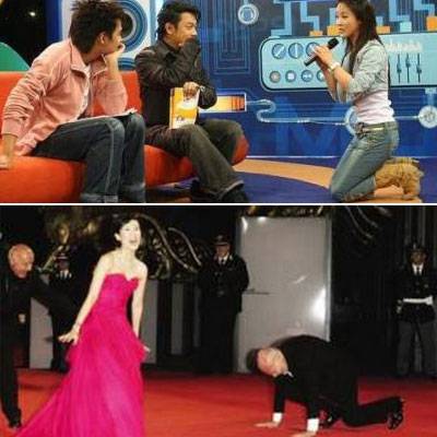 盤點娛樂圈當(dāng)紅明星們下跪內(nèi)幕 他們在拜誰?