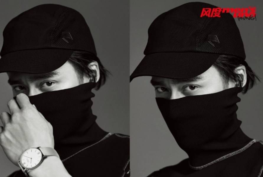 蔣勁夫早春西裝寫真大片 長發(fā)背頭藝術感十足