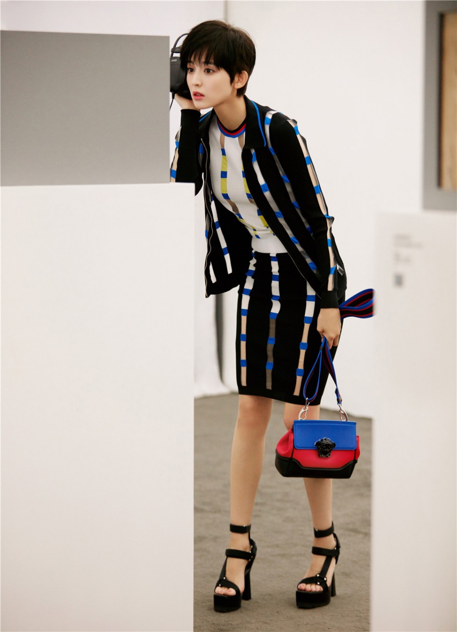 古力娜扎早春寫真大片 摩登風范酷感十足