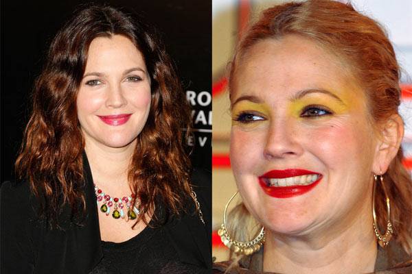 明星美丑妝容對(duì)比 她們一定得罪過化妝師