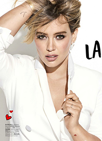 美劇女星Hilary Duff寫真大片 深V秀豐滿微胖身材