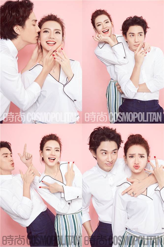 戚薇李承鉉大片秀恩愛 甜蜜比心愛意溢出畫面