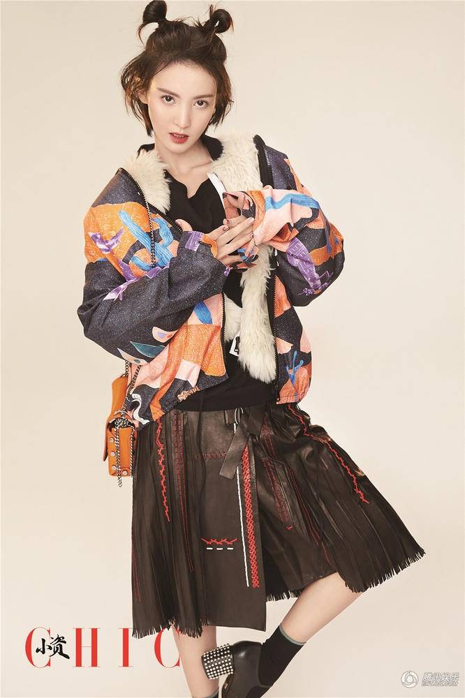 金晨最新時(shí)尚寫真大片 輕松hold住多種造型