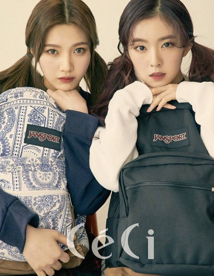 red velvet組合joy和Irene青春氣息寫真曝光