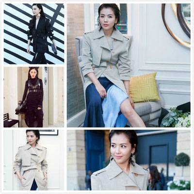 2017春夏巴黎時(shí)裝周 范冰冰張?zhí)鞇蹌瑘龈偲G