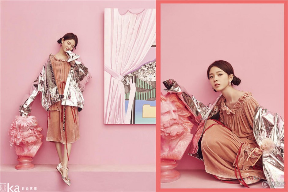 陳瑤最新寫真大片曝光 粉色夢幻少女心炸裂