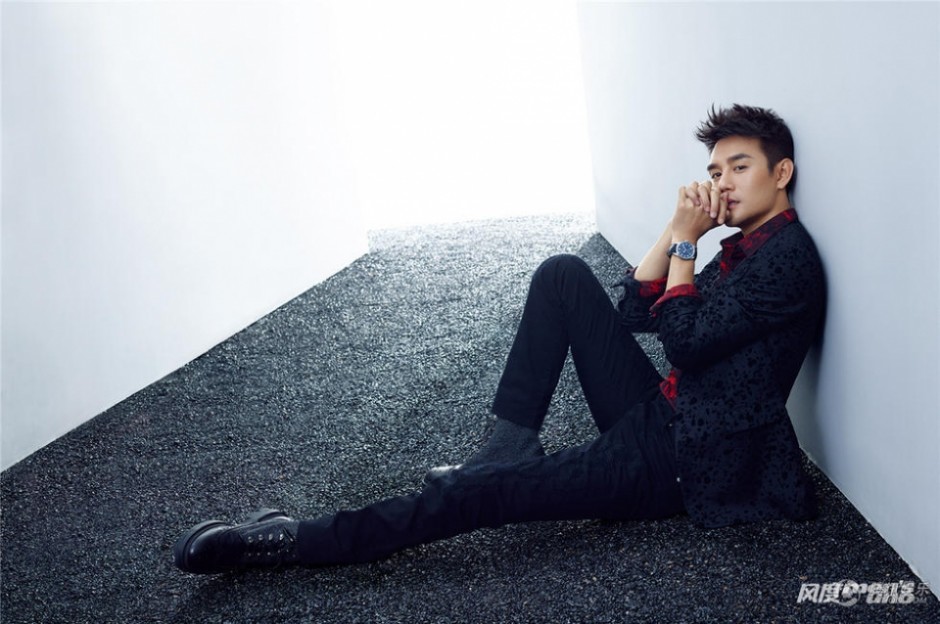 王凱時(shí)尚寫真大片 目光慵懶風(fēng)格雅痞率性