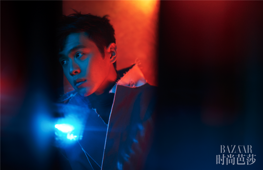 張若昀秋冬時尚寫真大片 光影迷離中貴氣撩人