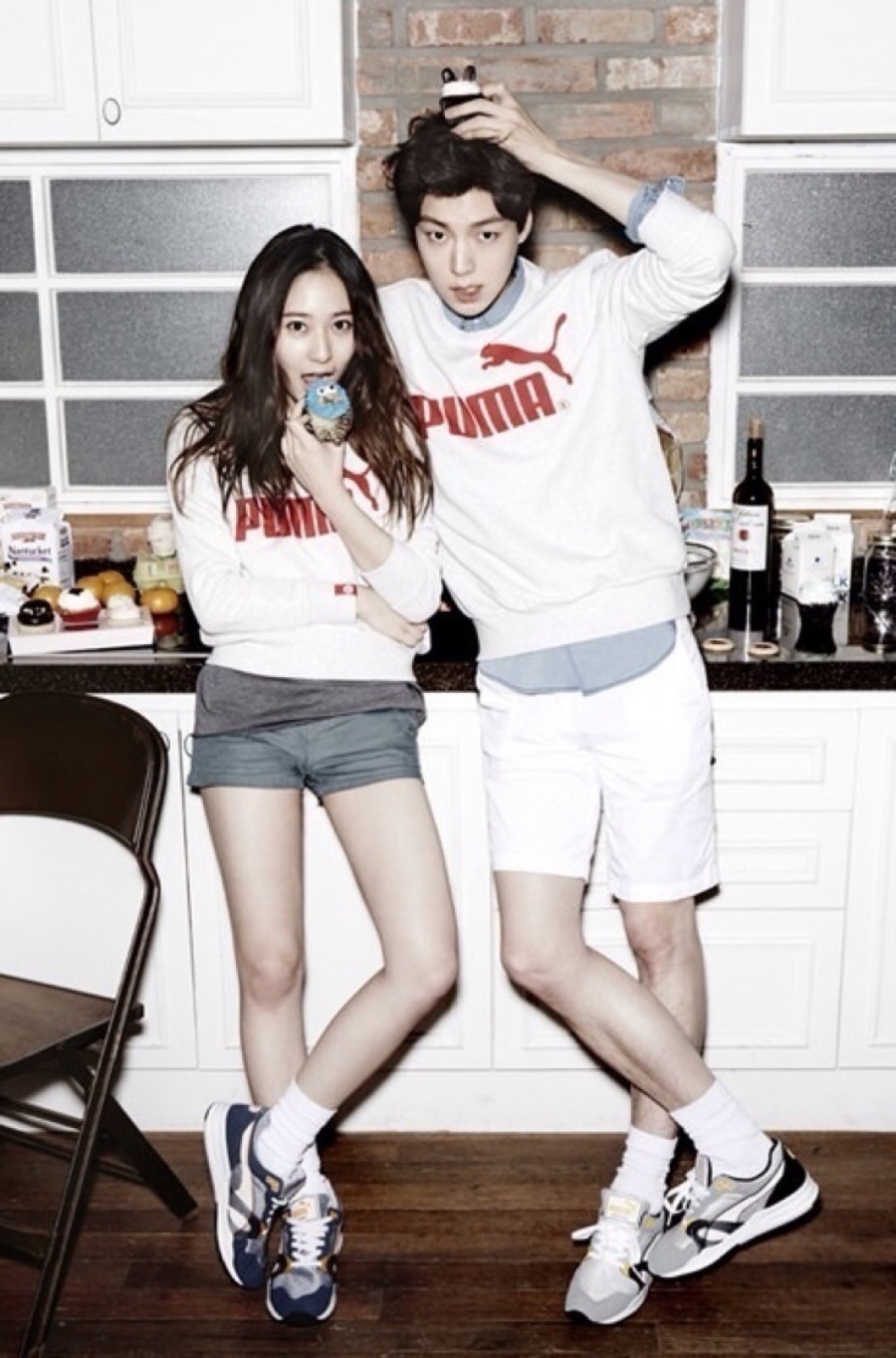 安宰賢鄭秀晶彪馬寫真海報 安宰賢鄭秀晶彪馬寫真海報