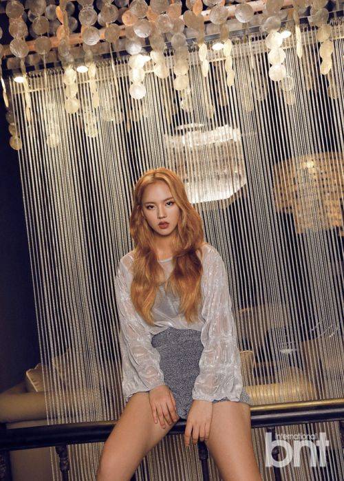 韓國(guó)歌手Unpretty Janey寫(xiě)真 金色長(zhǎng)發(fā)凸顯氣質(zhì)