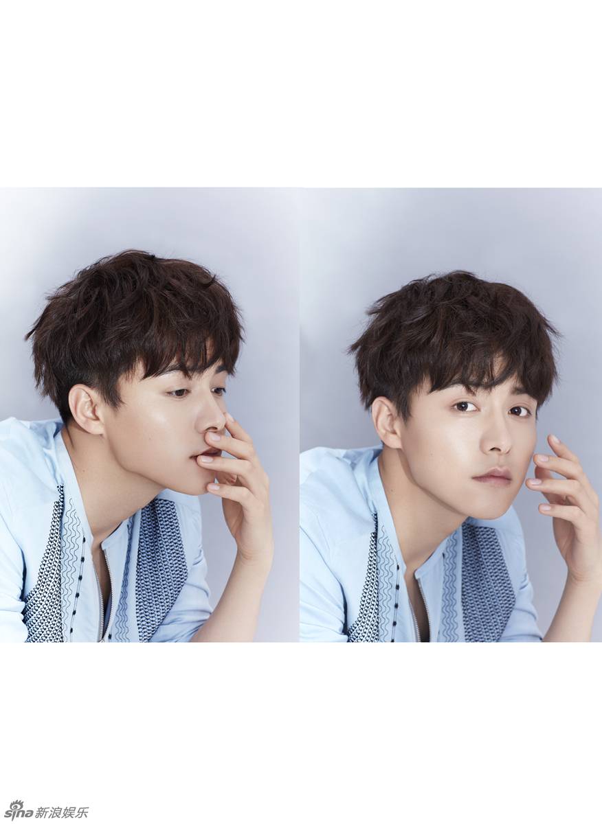 馬天宇時尚大片造型 側(cè)顏殺高貴如王子