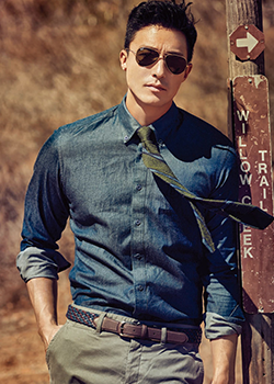 韓星丹尼爾亨利時(shí)尚畫報(bào) 盡顯秋日熟男魅力