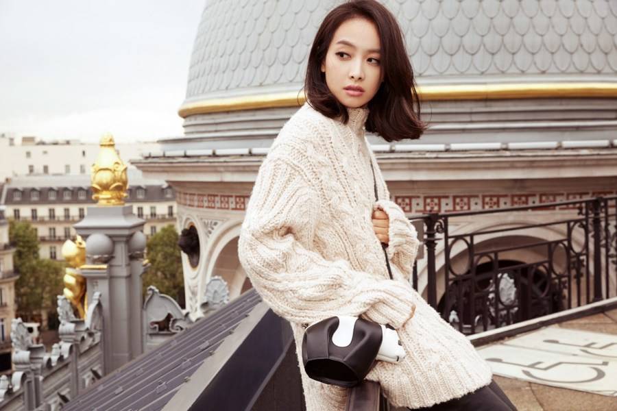 宋茜時尚雜志寫真大片 瀟灑隨性現(xiàn)代感十足